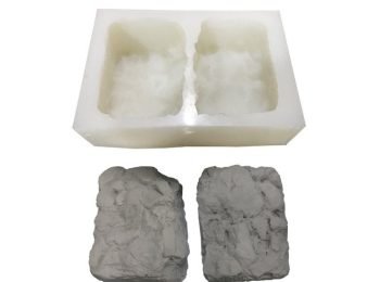 Translucent platinum silicone for stone molds making